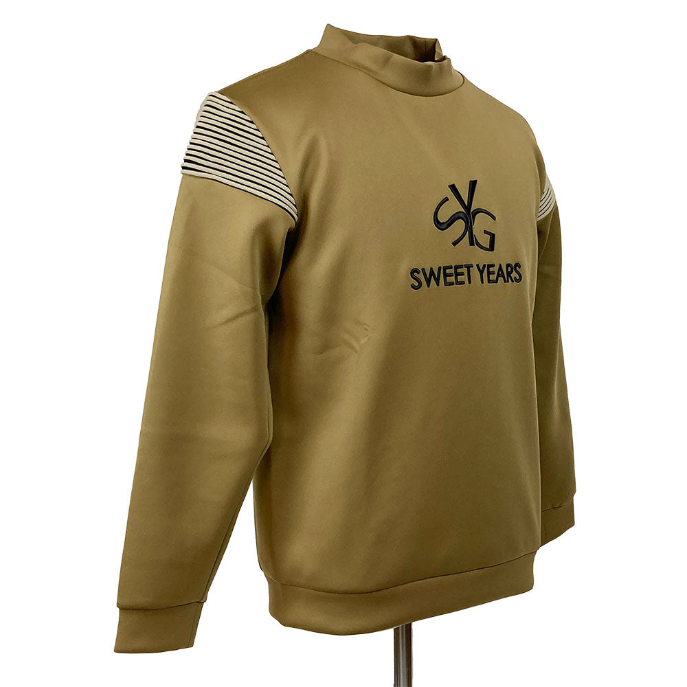 【SY32】MEN'S CARDBOARD 3D EMB SWEAT  M・Lサイズ［CAMEL］（SYG-23A27）