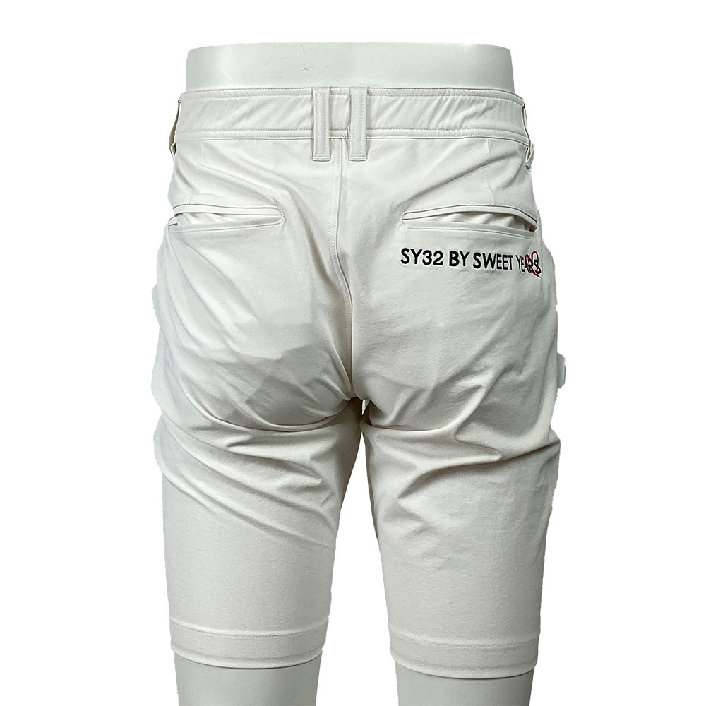 【SY32】MEN'S SURF EMB SHORT PANTS　Mサイズ［OFF WHITE］（SYG-23SUM-06）