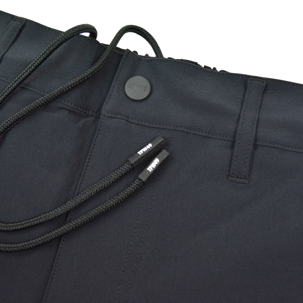 【TWF49】SIDE MESH SHORTS サイドメッシュ ショートパンツ M L XL（ブラック）T072510012-BLK-BLK