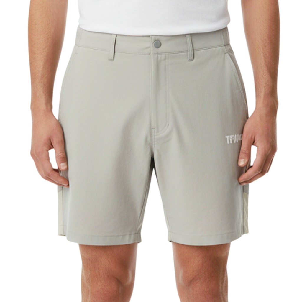 【TWF49】SIDE MESH SHORTS サイドメッシュ ショートパンツ M L（グレー アイボリー）T072510012-LGREY-IVO