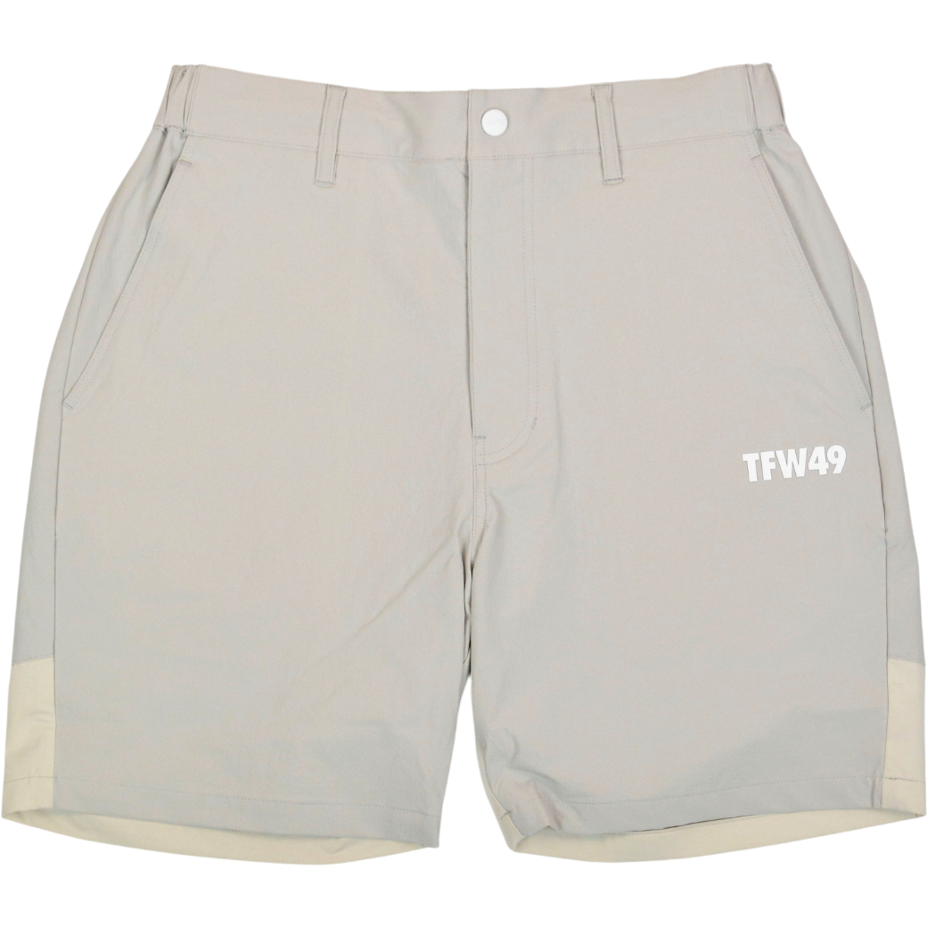 【TWF49】SIDE MESH SHORTS サイドメッシュ ショートパンツ M L（グレー アイボリー）T072510012-LGREY-IVO