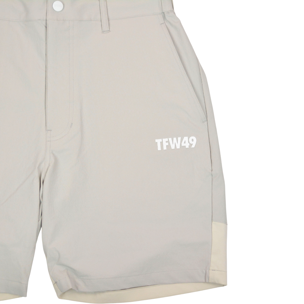 【TWF49】SIDE MESH SHORTS サイドメッシュ ショートパンツ M L（グレー アイボリー）T072510012-LGREY-IVO