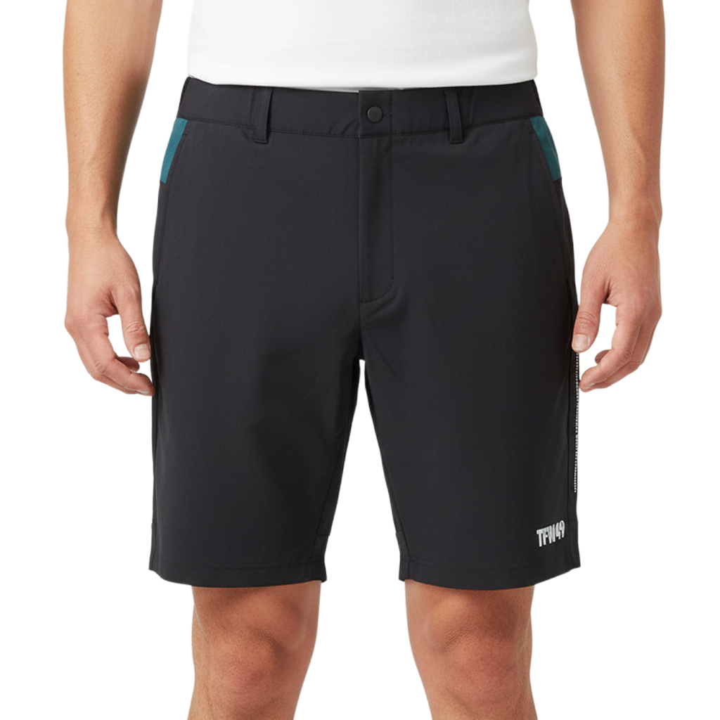 【TWF49】HYBRID SHORTS ハイブリッド ショートパンツ XL（ブラック グリーン）T072510013-BK-GREEN