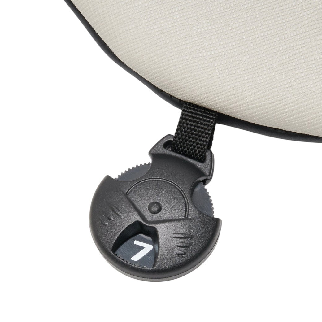 【TFW49】LEATHER COVER FW ヘッドカバー FW WHITExGREY（TFW-T132610006）