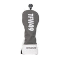 【TFW49】LEATHER COVER FW ヘッドカバー FW WHITExGREY（TFW-T132610006）