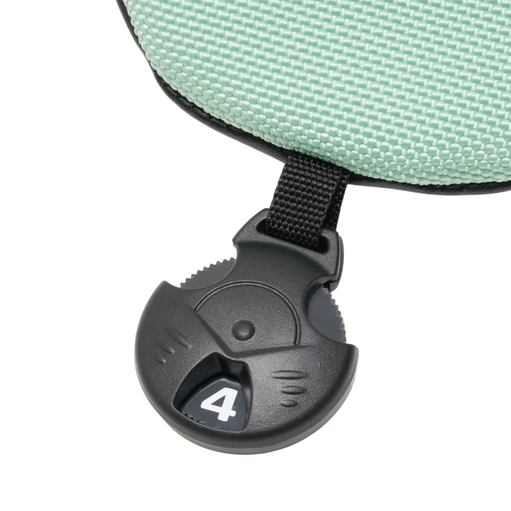 【TFW49】NYLON HEAD COVER UT ユーティリティ用 ヘッドカバー MINTxBLACK (TFW-T132610021)