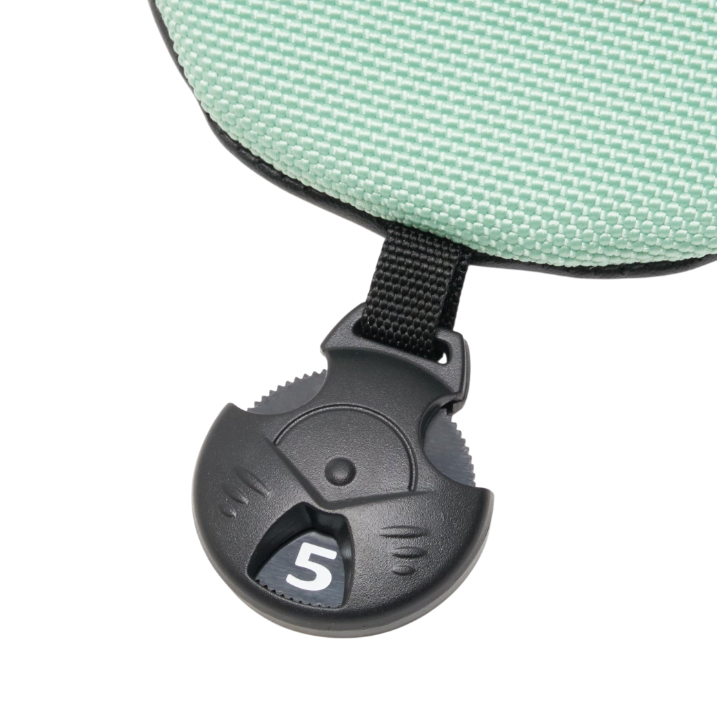 【TFW49】NYLON HEAD COVER UT ユーティリティ用 ヘッドカバー MINTxBLACK (TFW-T132610021)