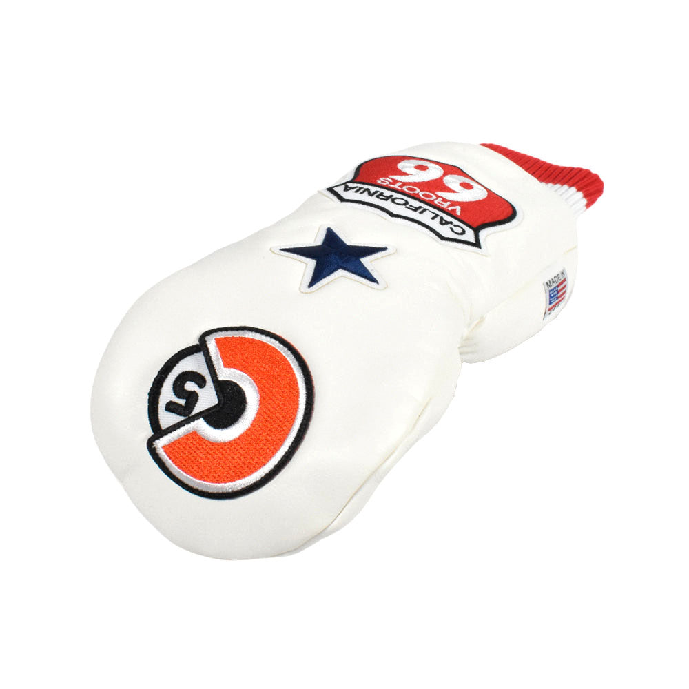 【数量限定再入荷】【Yellow Lobster】 U-LEATHER FW ヘッドカバー ニューポートホワイト(YEL-HC002FW)