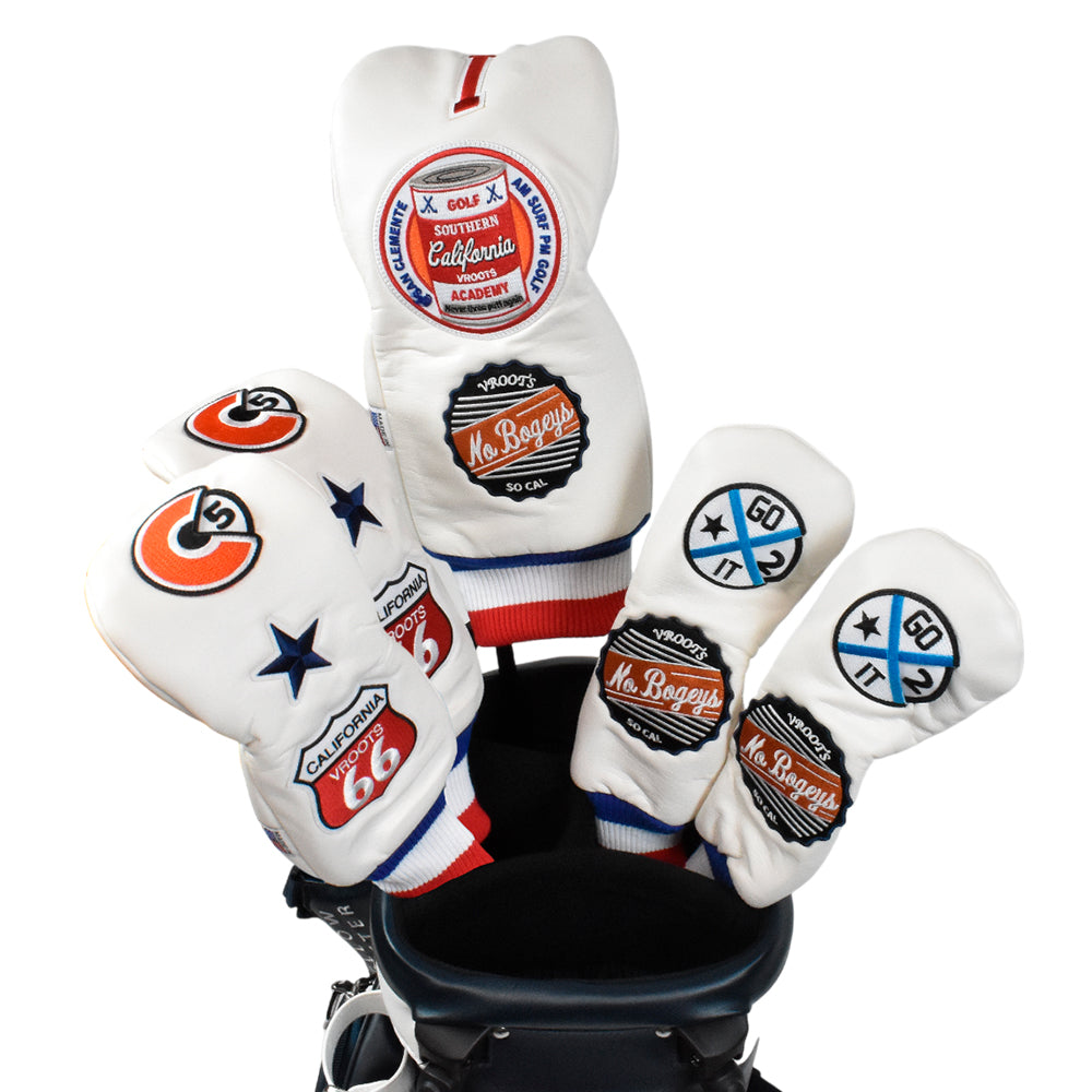 【数量限定再入荷】【Yellow Lobster】U-LEATHER UT ヘッドカバー ニューポートホワイト(YEL-HC002UT)