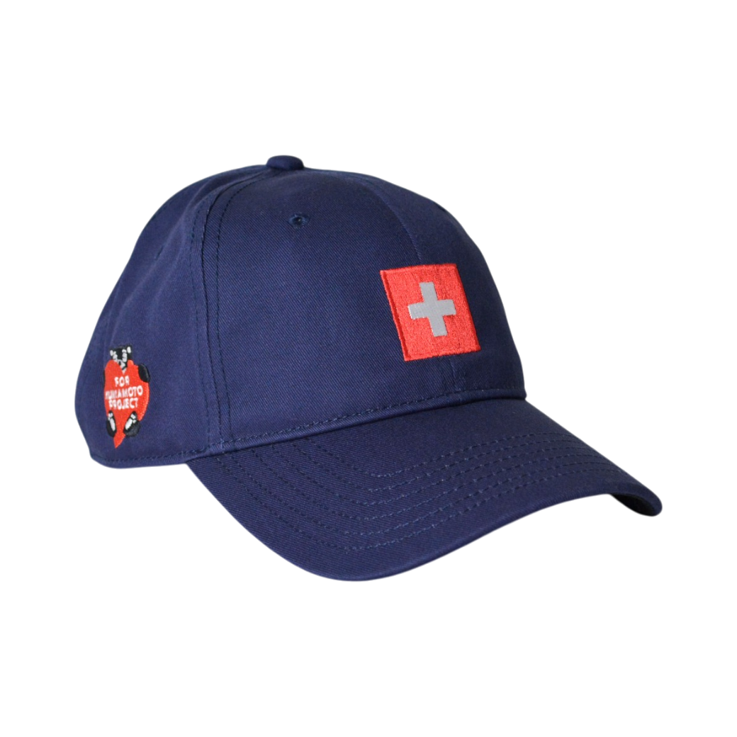 【熊本復興支援】ZEMEX×くまモン コラボレーション キャップ NAVY（XEM-CAPKUMA）