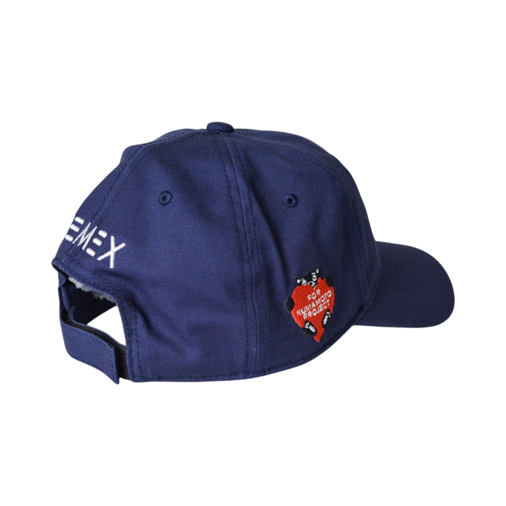 【熊本復興支援】ZEMEX×くまモン コラボレーション キャップ NAVY（XEM-CAPKUMA）