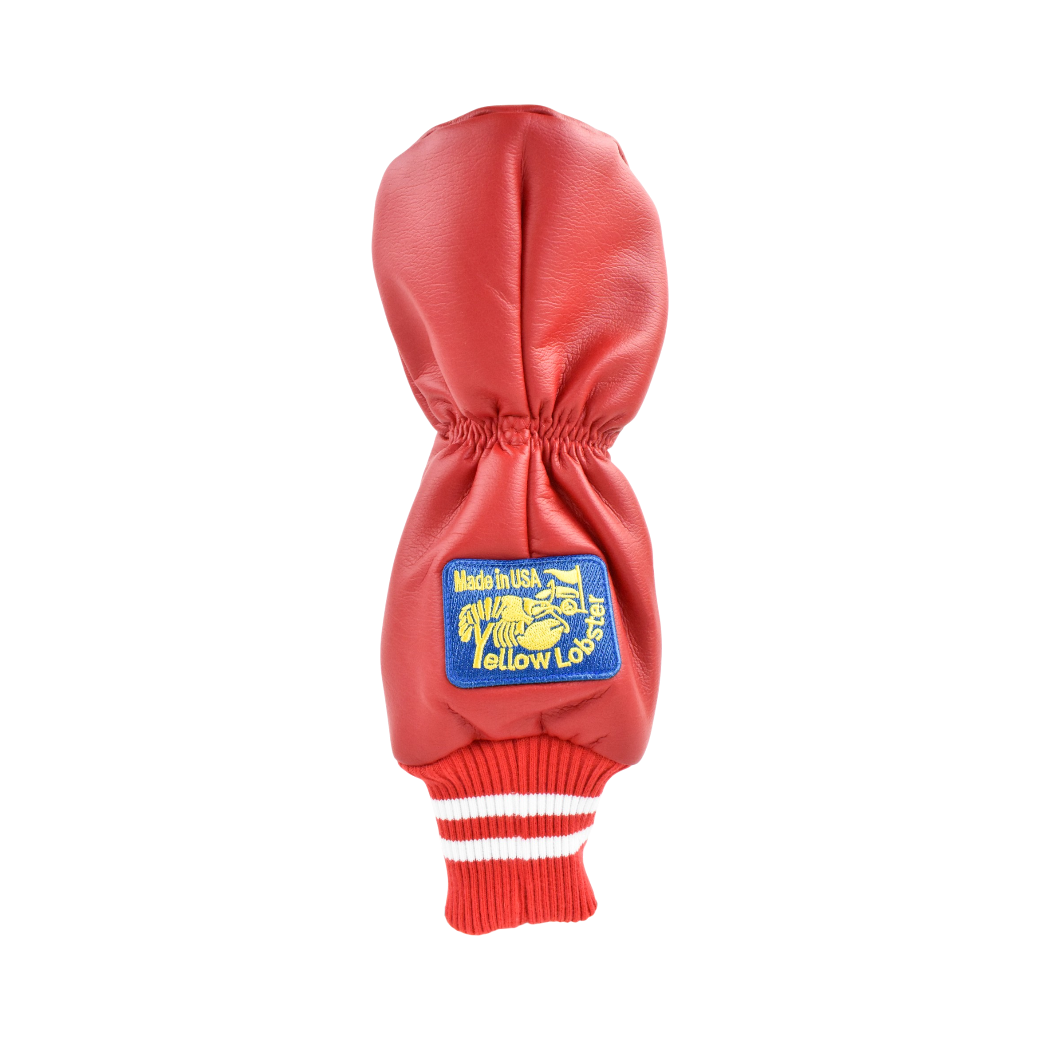 【NEW-PATCH】Yellowlobster U-LEATHER FW フェアウェイウッド用ヘッドカバー [アナハイムレッド] (YEL-HC003FW)【直営店・オンライン限定】
