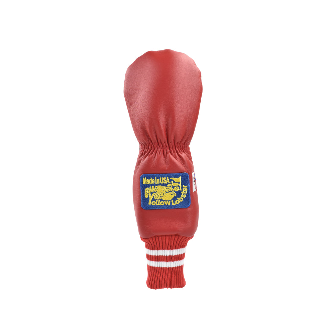 【NEW】【数量限定】【YellowLobster】U-LEATHER UT ユーティリティ用ヘッドカバー [アナハイムレッド] (YEL-HC003UT-RD-GGO)【直営店限定】【オンライン限定】