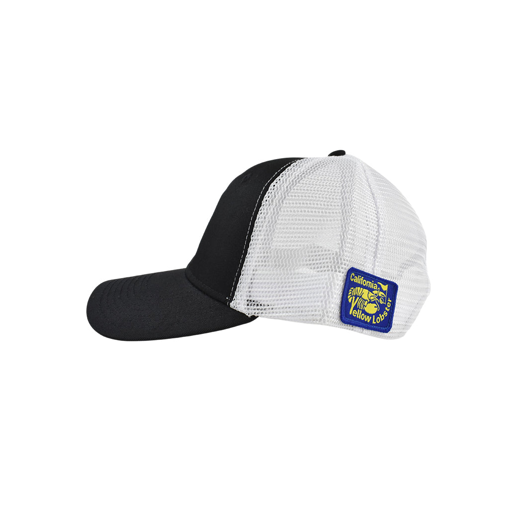 【yellow lobster】メッシュキャップ YL-7200 BLACK / WHITE (YEL-HWCM002)