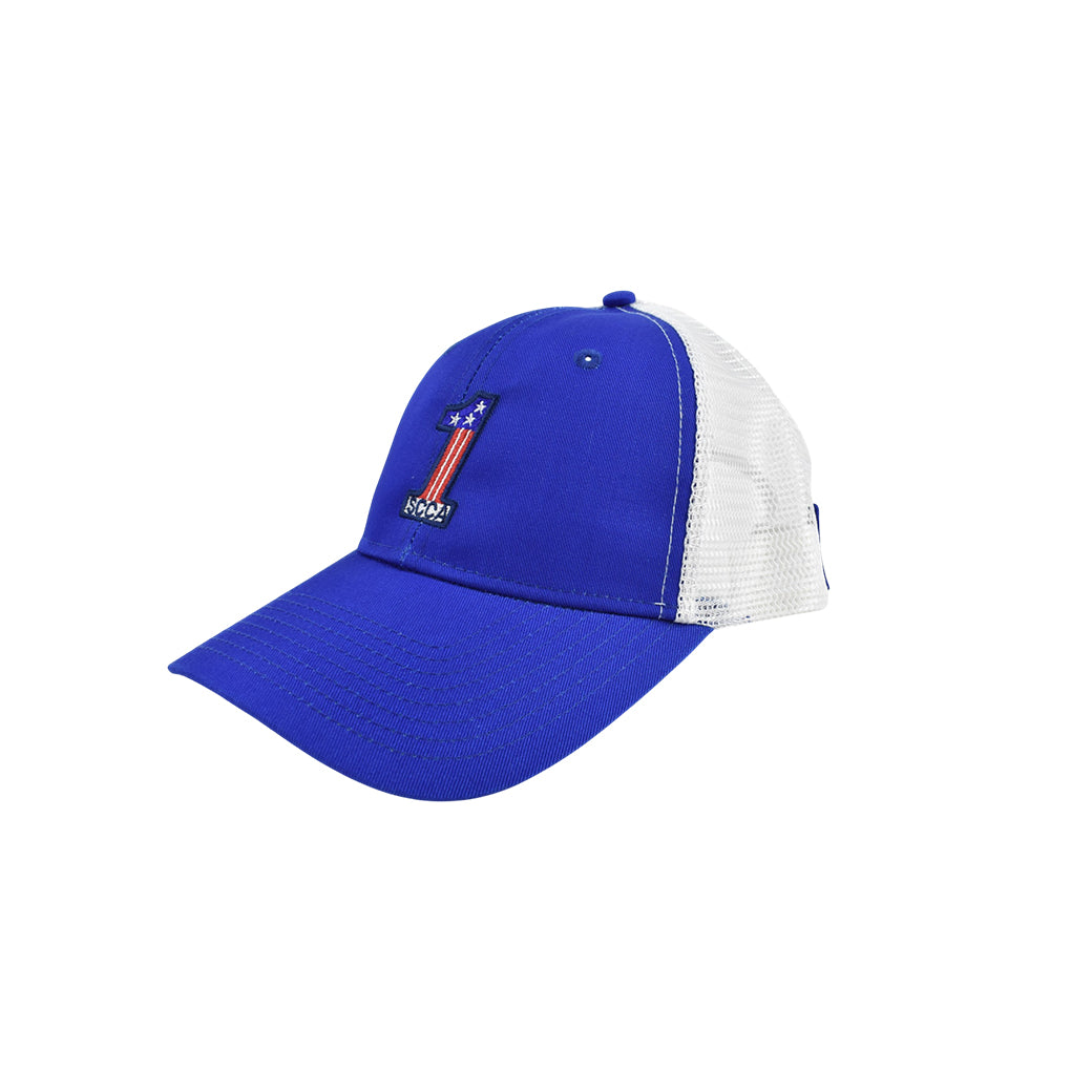 【yellow lobster】メッシュキャップ YL-7200 ROYAL / WHITE (YEL-HWCM002)