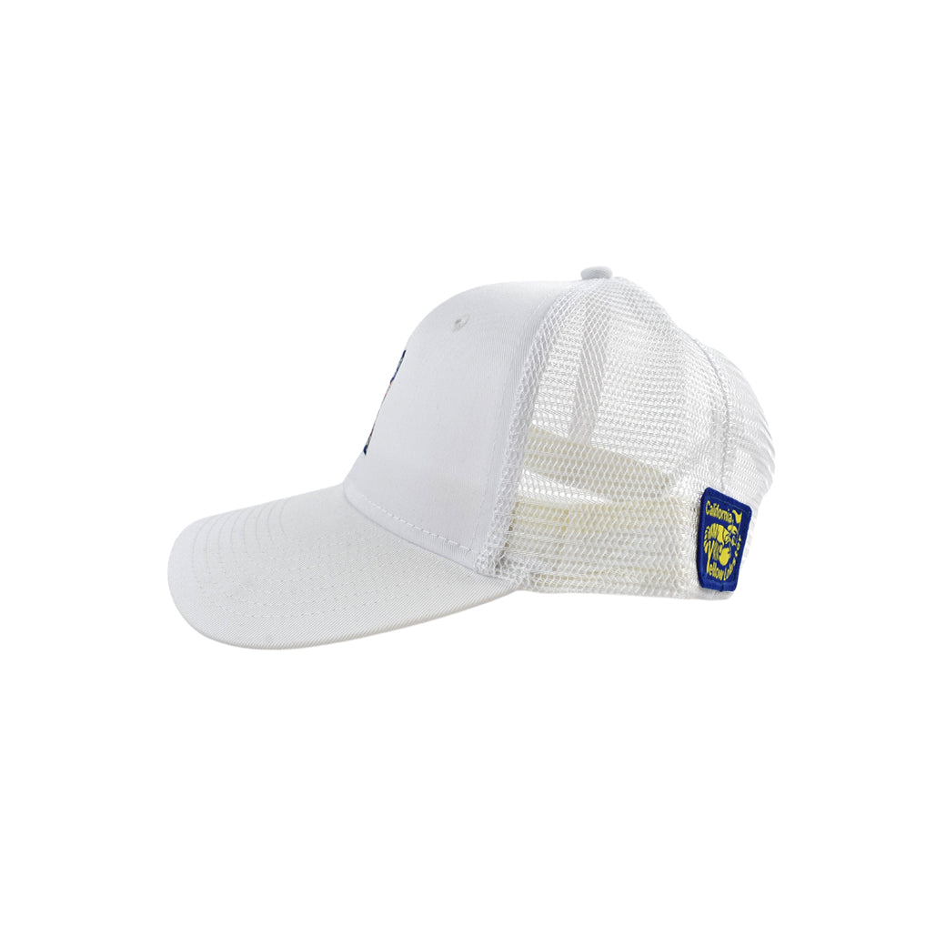 【yellow lobster】メッシュキャップ YL-7200 WHITE (YEL-HWCM002)