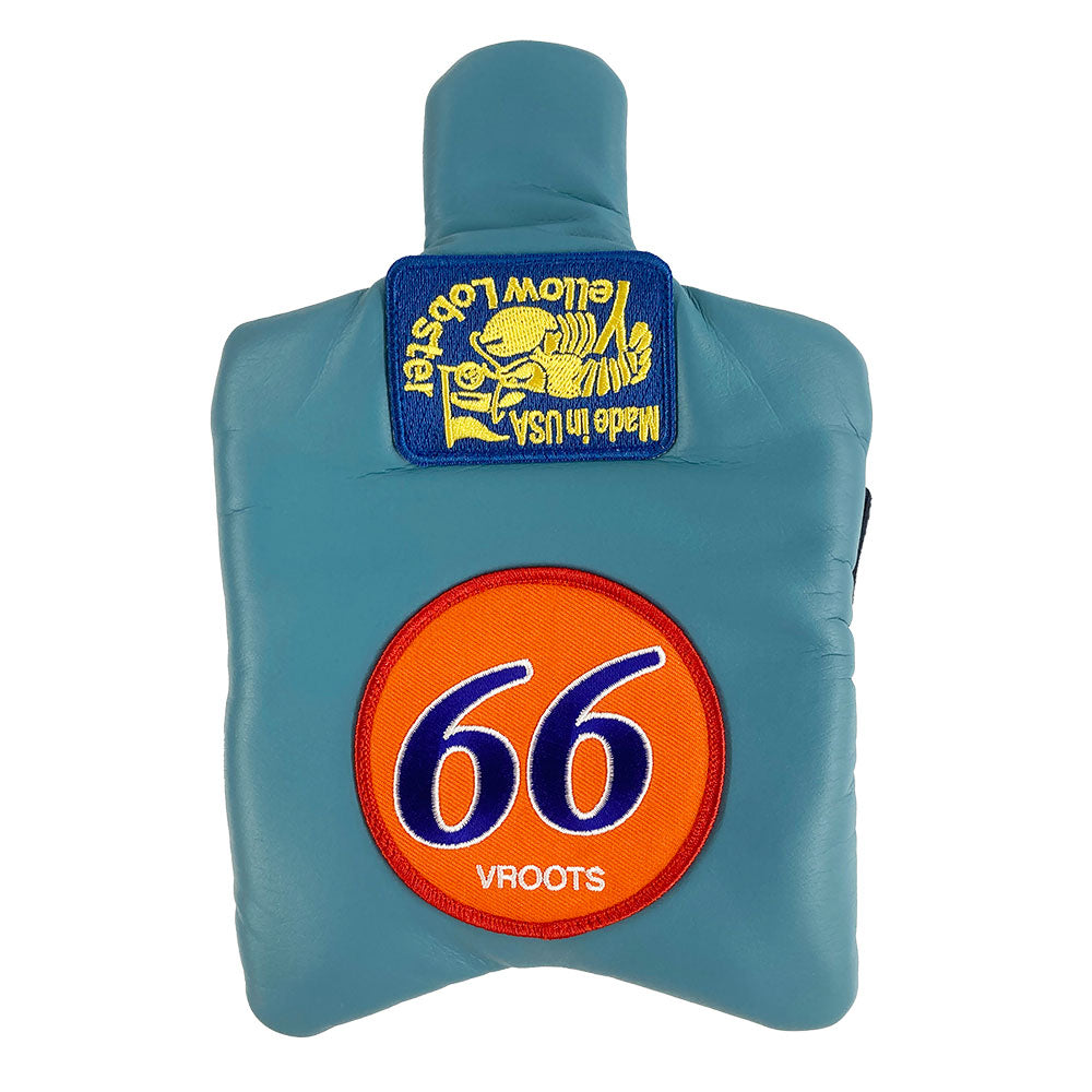 【yellow lobster】ネオマレット型 パターカバー フィッシュテール (NMF) オーシャンサイドブルー YEL-PTCM004MF