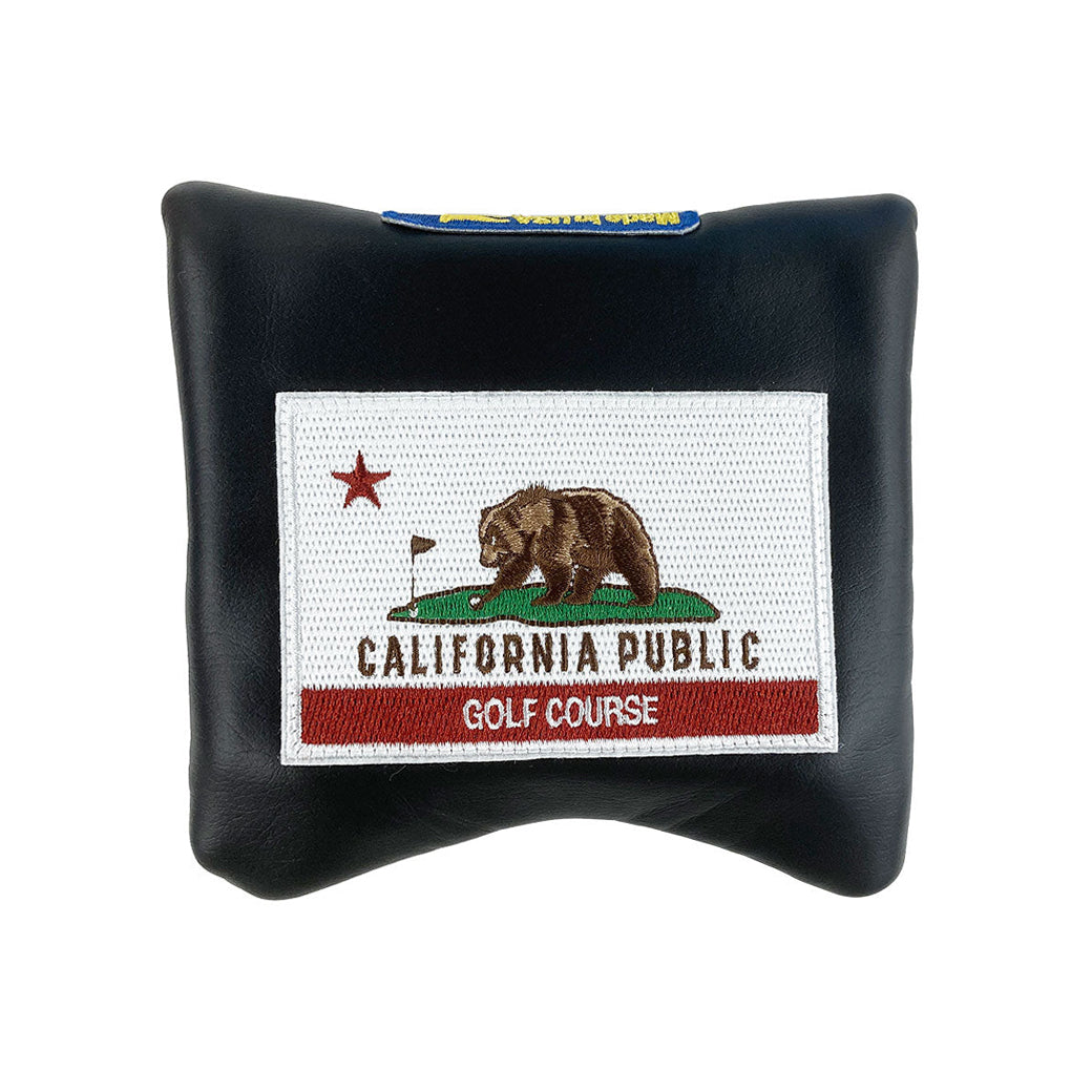 【yellow lobster】ネオマレット型 パターカバー フィッシュテール (NMF) ブラック YEL-PTCM004MF