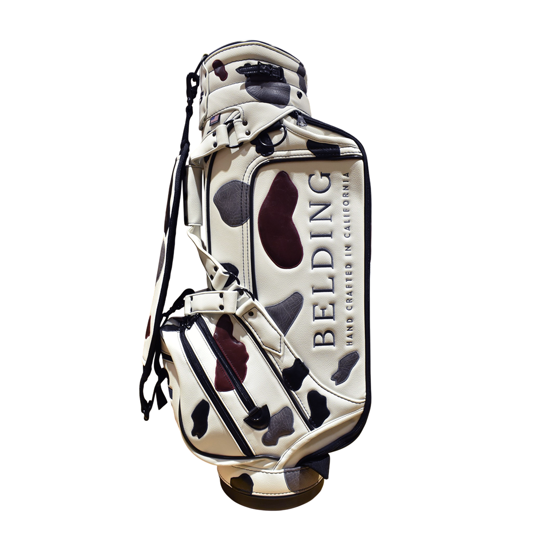 BELDING Caddy Bag (8.5) XL Staff Bag with Cow Patch and Logo (model: HBCB-850139) 