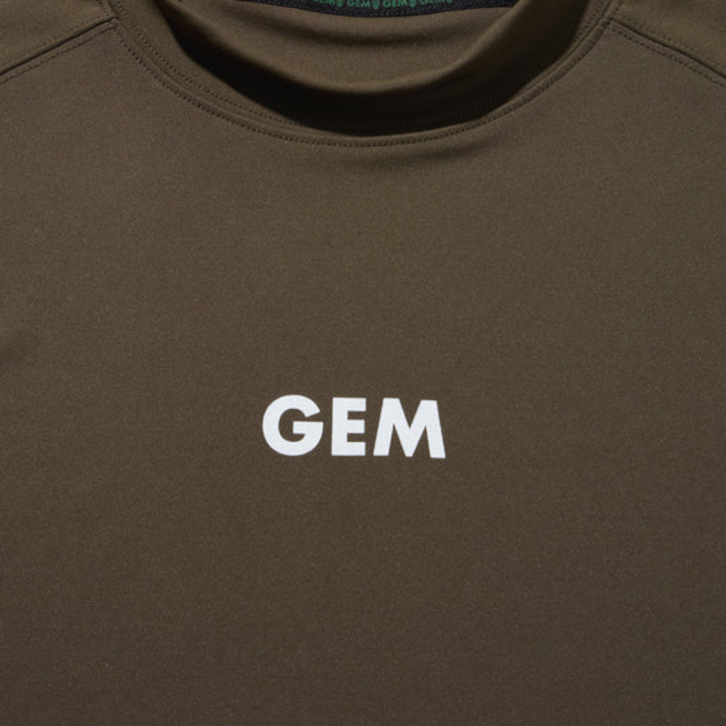 GREEN EDGE MONKEYS】Mock neck harf sleeve モックネック Tシャツ