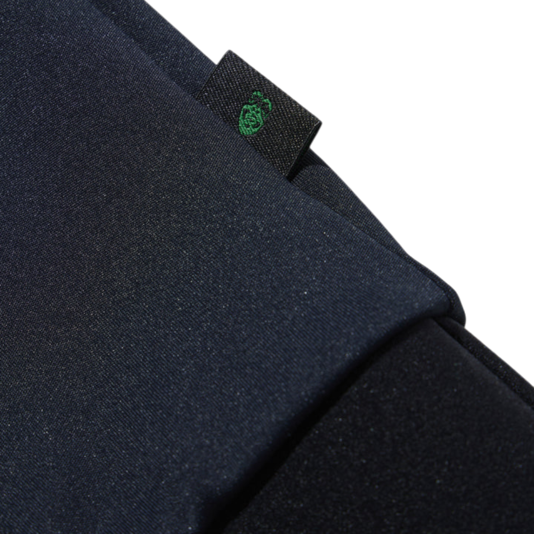 【GREEN EDGE MONKEYS】Ribbed hem mock neck モックネック Tシャツ BLACK (ZZGEM-60353003)