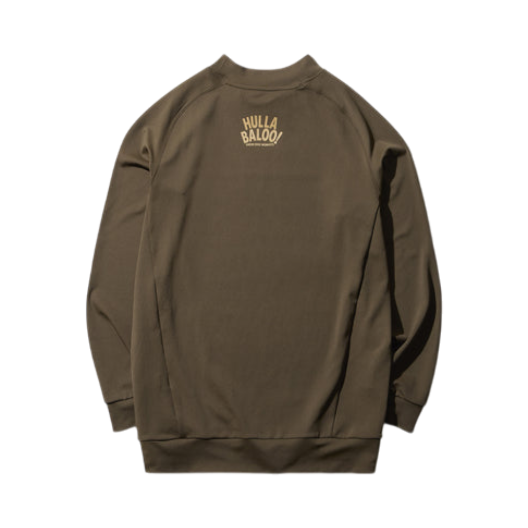 【GREEN EDGE MONKEYS】Mock neck long sleeve ロングスリーブTシャツ BROWN (ZZGEM-60353004)