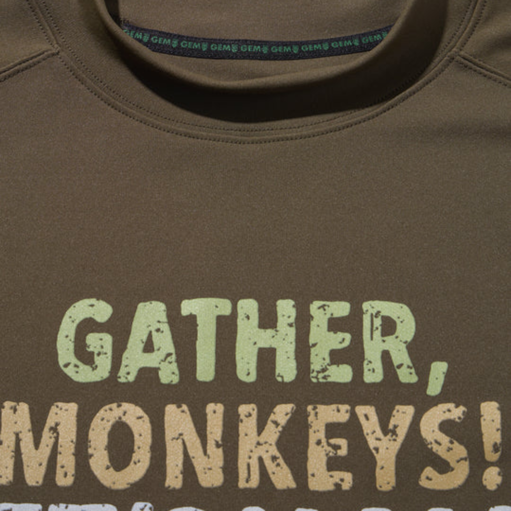 GREEN EDGE MONKEYS】Mock neck long sleeve ロングスリーブTシャツ