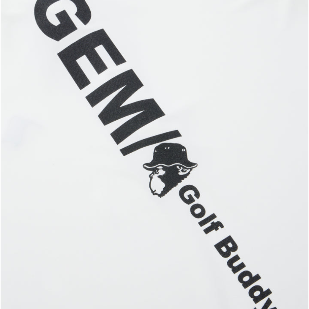 【GREEN EDGE MONKEYS】Micro kanoko cool polo ポロシャツ WHITE (ZZGEM-60353006)
