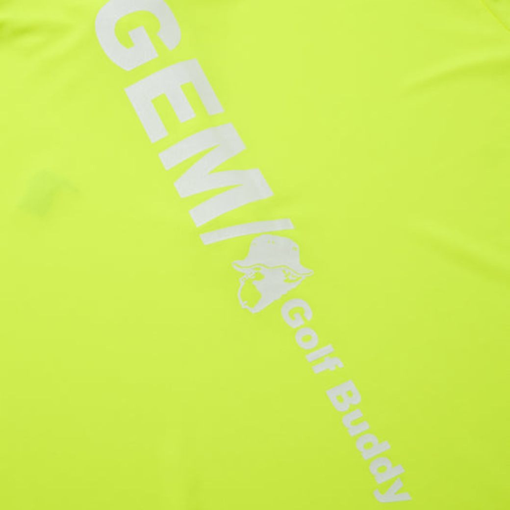 【GREEN EDGE MONKEYS】Micro kanoko cool polo ポロシャツ YELLOW (ZZGEM-60353006)