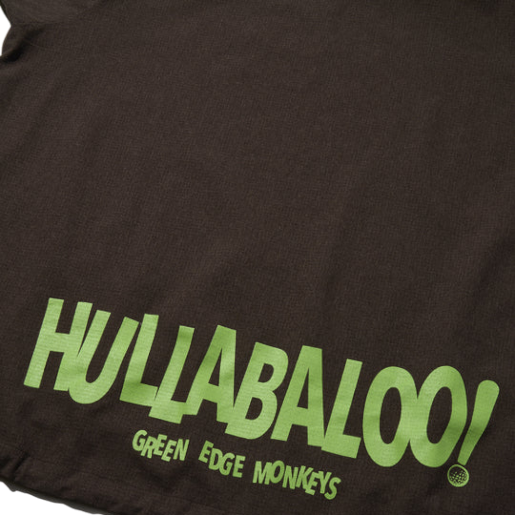 【GREEN EDGE MONKEYS】Dot air mock neck モックネック Tシャツ BROWN (ZZGEM-60353009)
