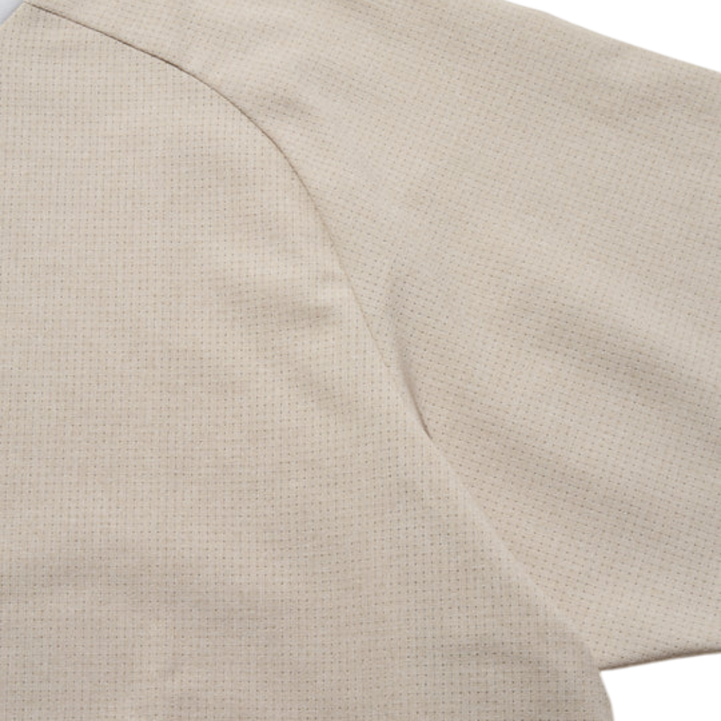 【GREEN EDGE MONKEYS】Dot air mock neck モックネック Tシャツ GRAY (ZZGEM-60353009)