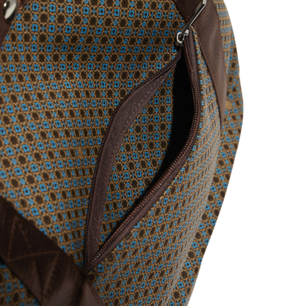 【GREEN EDGE MONKEYS】Jacquard tote bag トートバッグ BROWN (ZZGEM-60357301)