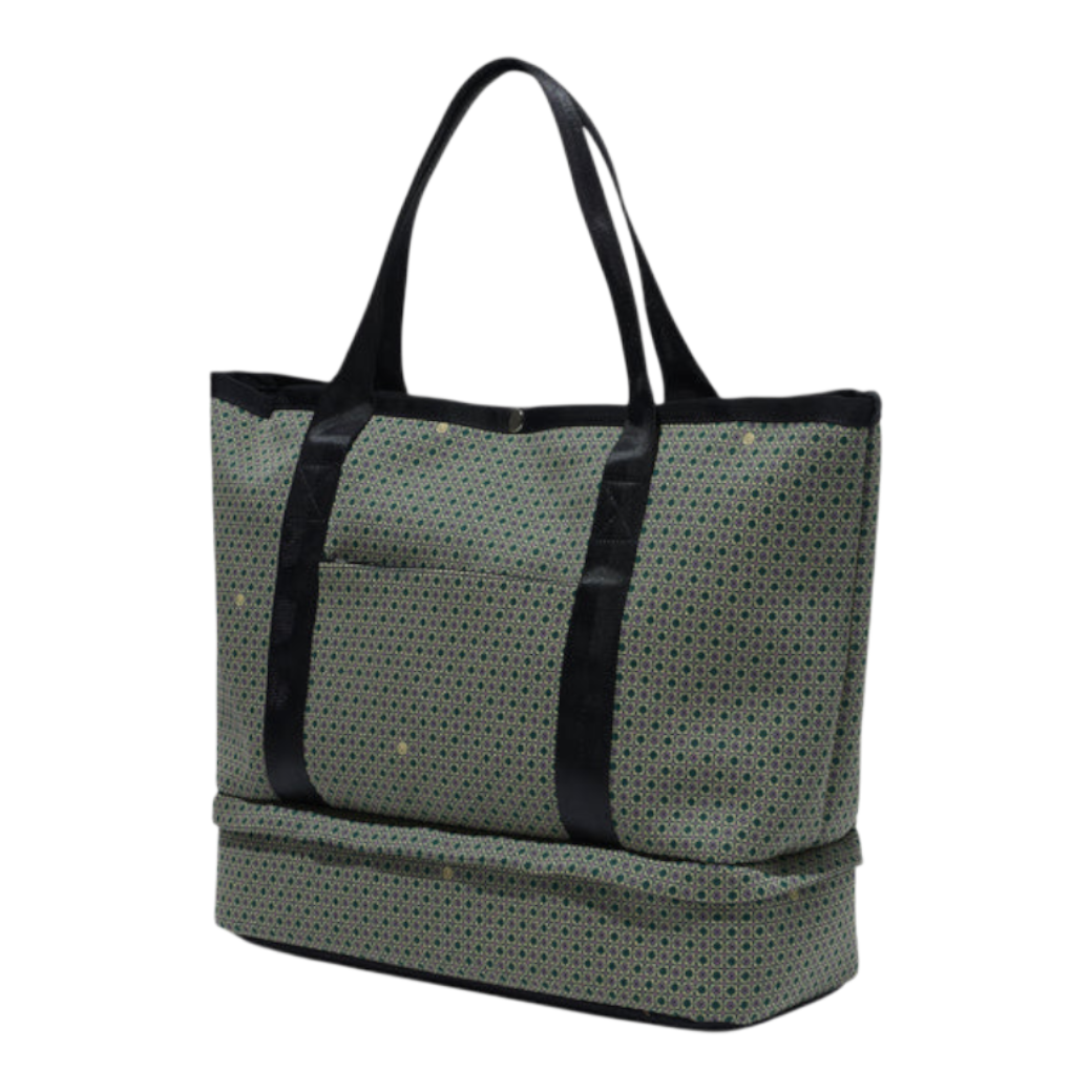 【GREEN EDGE MONKEYS】Jacquard tote bag トートバッグ GREEN (ZZGEM-60357301)
