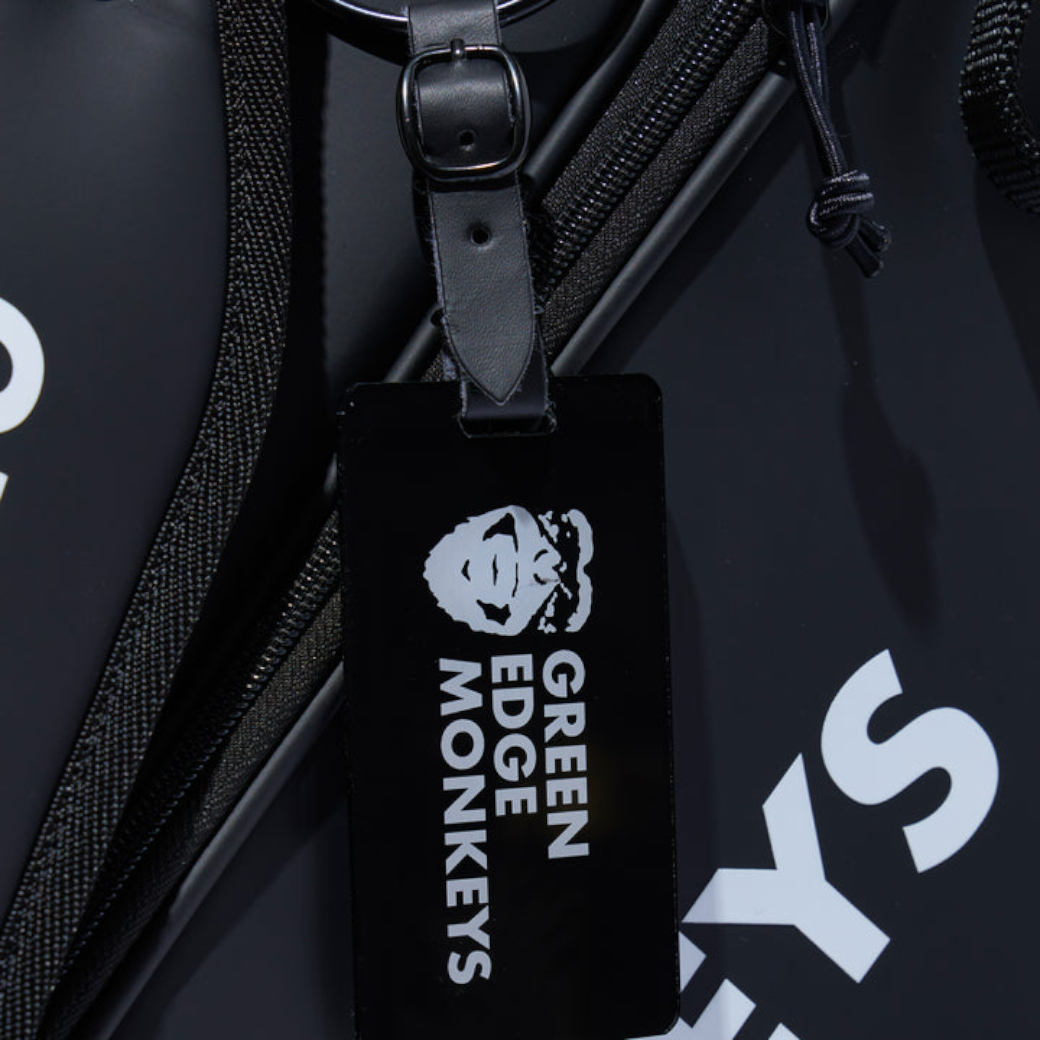 GREEN EDGE MONKEYS】Original caddy bag キャディバッグ BLACK (ZZGEM