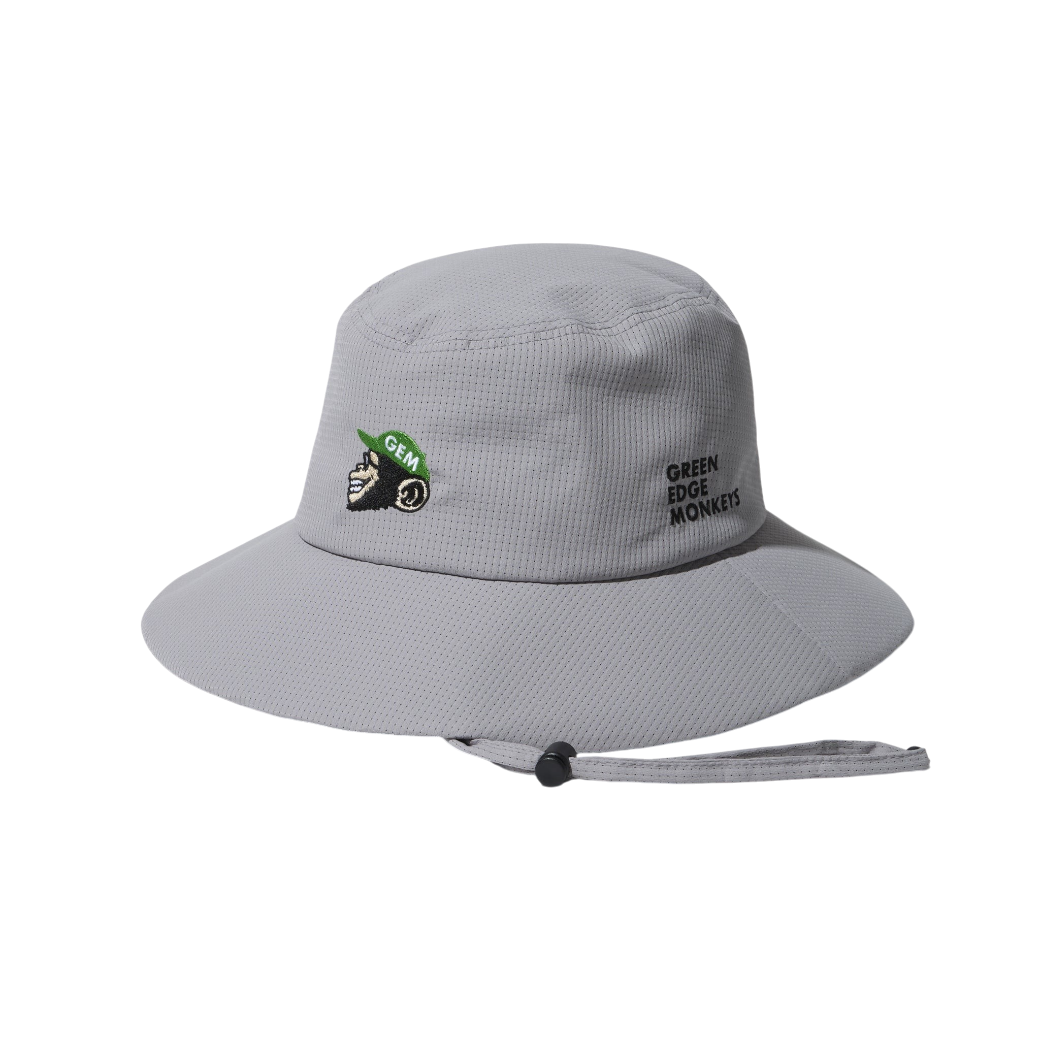【GREEN EDGE MONKEYS】Bucket hat バケット ハット LIGHT GRAY (ZZGEM-60357603)