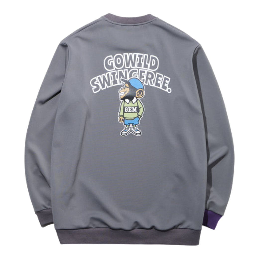 【GREEN EDGE MONKEYS】Jersey sweatshirt スウェット GRAY (ZZGEM-60363002)