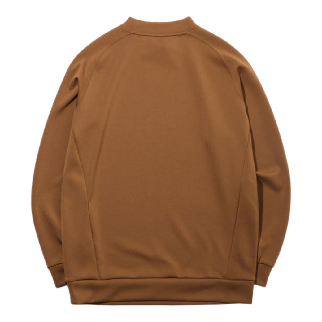 【GREEN EDGE MONKEYS】Jersey mock neck モックネック BROWN (ZZGEM-60363003)