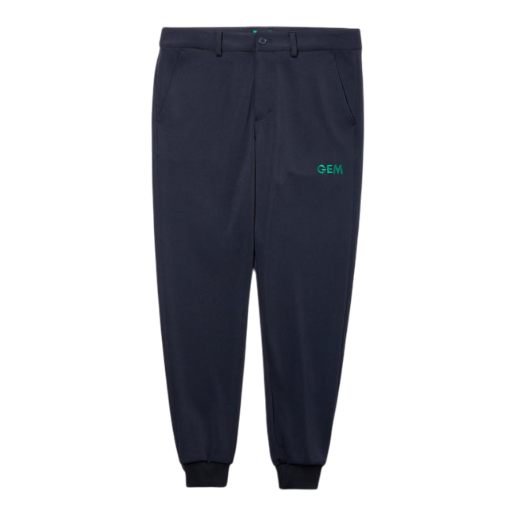【GREEN EDGE MONKEYS】Jersey tapered pants ロングパンツ BLACK (ZZGEM-60365101)