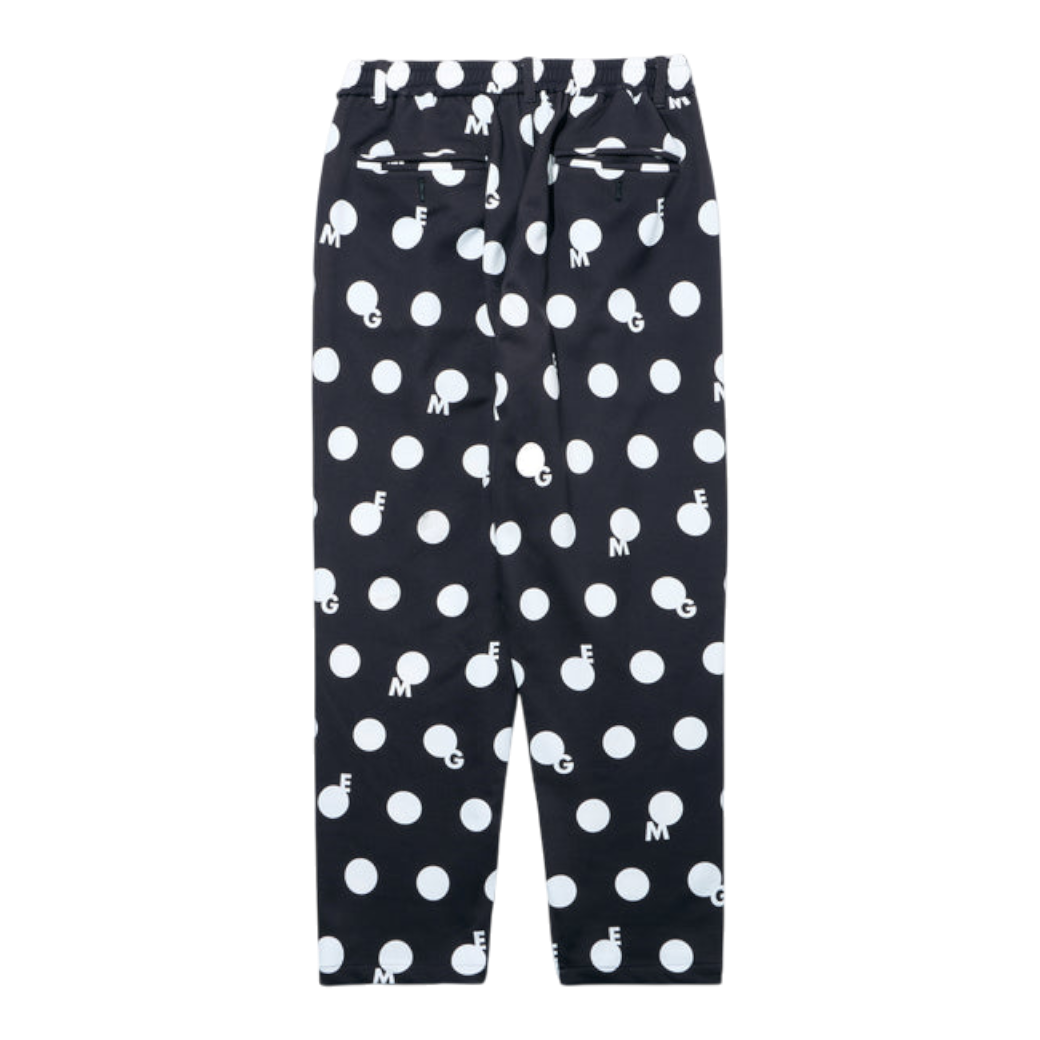 【GREEN EDGE MONKEYS】Original print gem-dot pants ロングパンツ BLACK (ZZGEM-60365104)