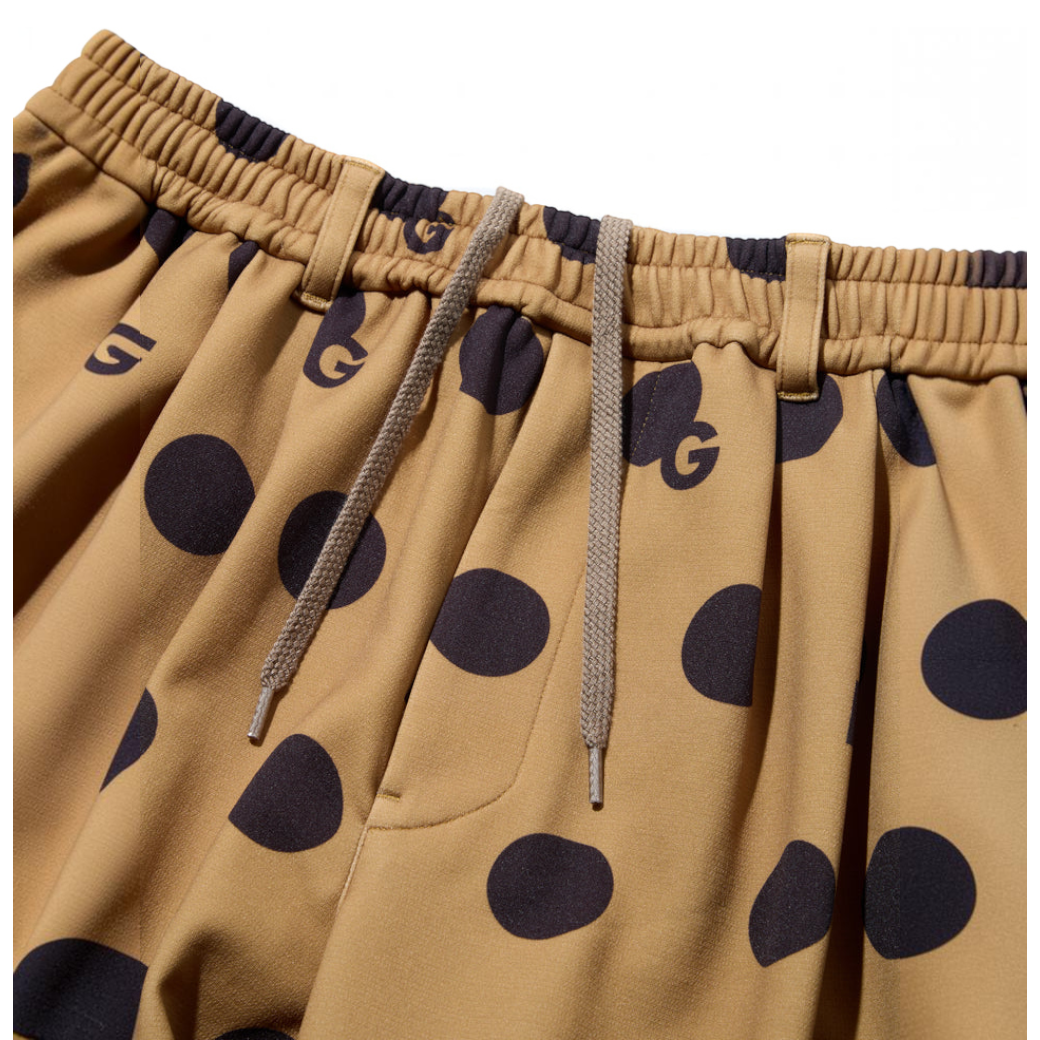 【GREEN EDGE MONKEYS】Original print gem-dot pants ロングパンツ BEIGE (ZZGEM-60365104)