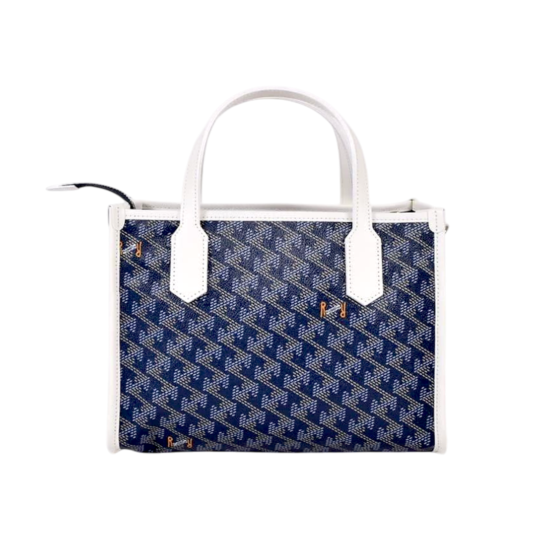 【Resurrection】LANIUS SQUARE MINI NO.3 ラニウス スクエア ミニ カートバッグ NAVY WHITE(ZZRES-RRCTB00103)