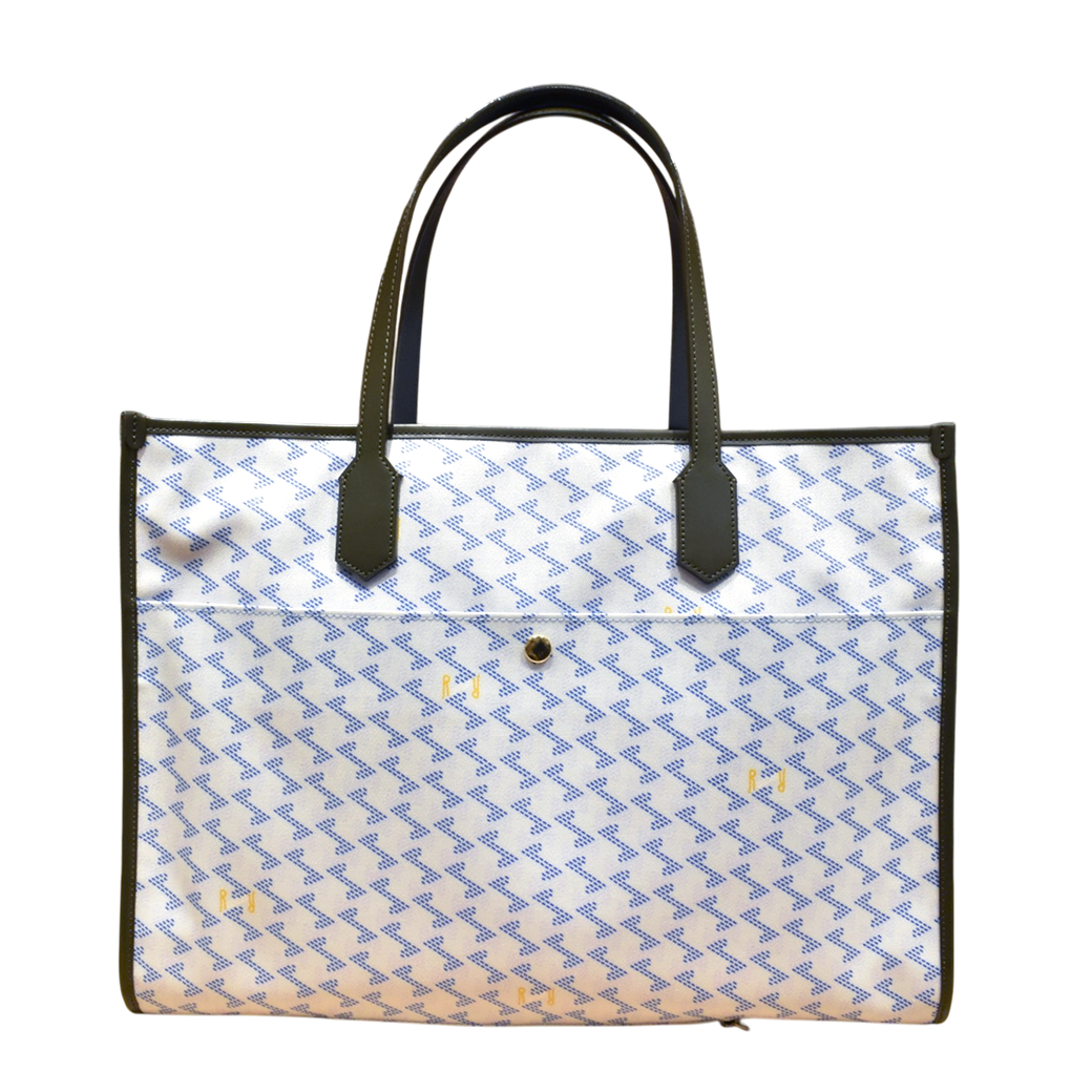 【Resurrection】LANIUS SQUARE BIG ラニウス スクエア ビッグ トートバッグ AQUA(ZZRES-RRTTB00102)