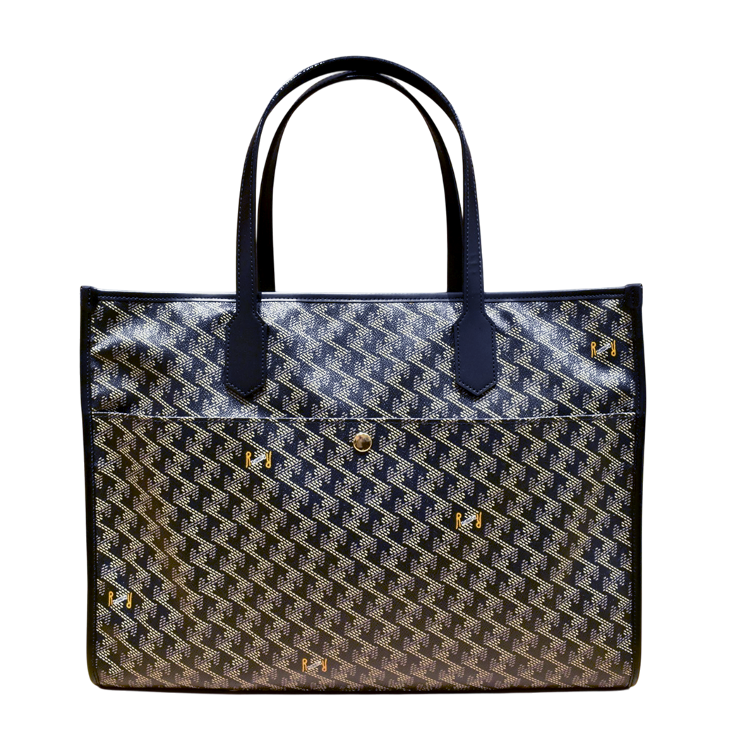 【Resurrection】LANIUS SQUARE BIG ラニウス スクエア ビッグ トートバッグ D.BLACK(ZZRES-RRTTB00102)