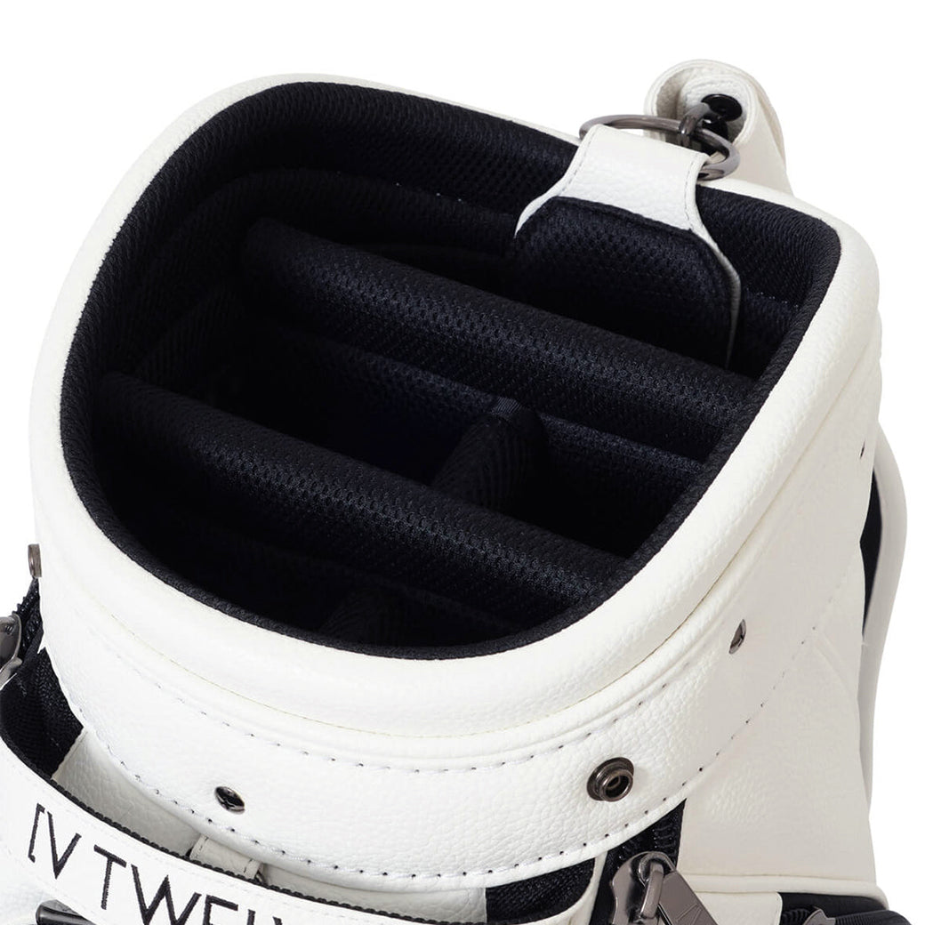 【V12】PRO CADDY 9.5 B 自立キャディバッグ 9.5号 WHITE (ZZV12-V122511CB04)