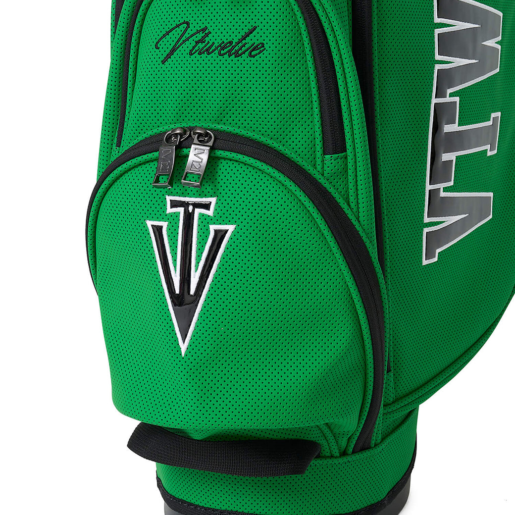 【V12】PERFORATE CB スタンドキャディバッグ 9号 GREEN (ZZV12-V122610CB04)