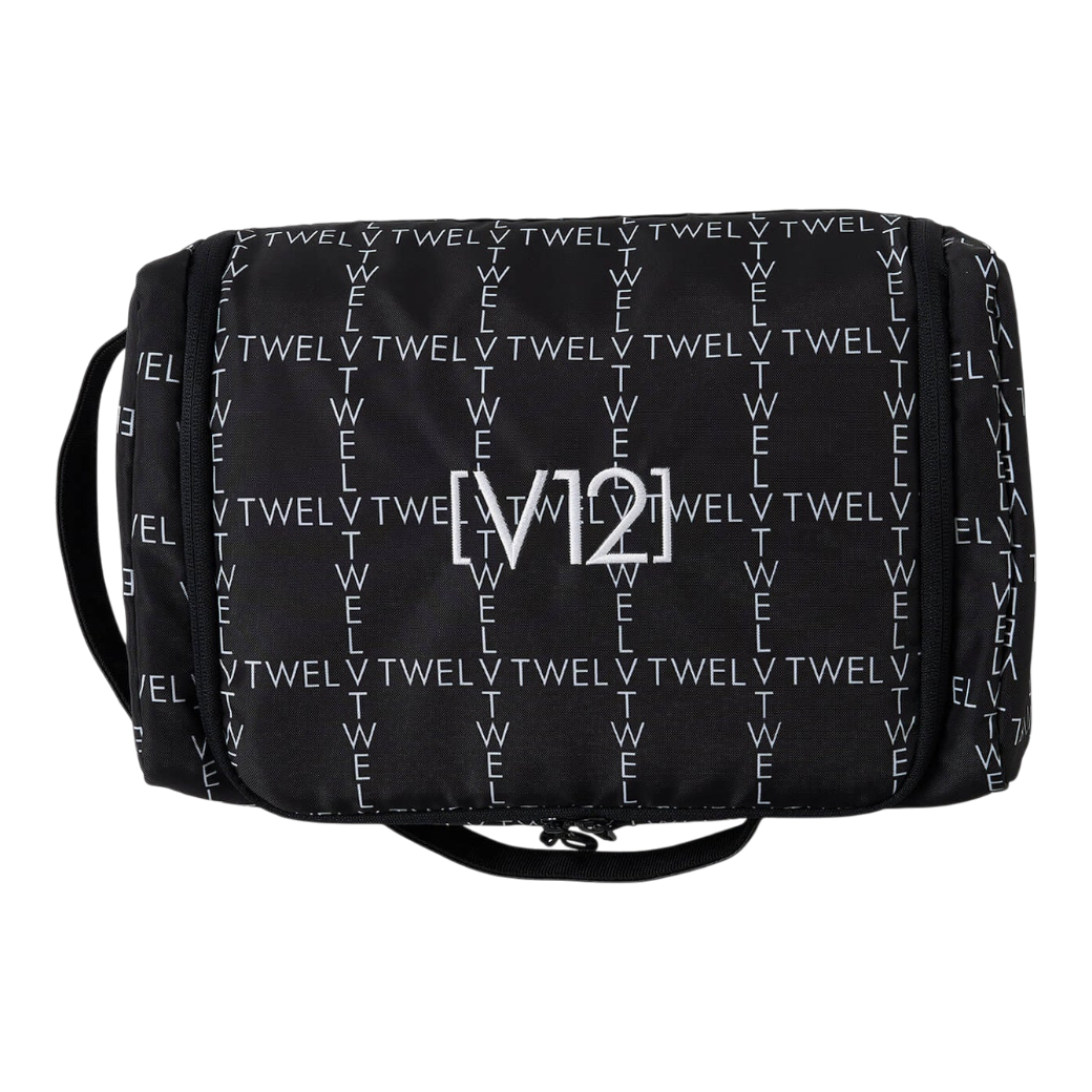 【V12】TYPO GRID SHOES CASE シューズケース BLACK (ZZV12-V122610BG07)