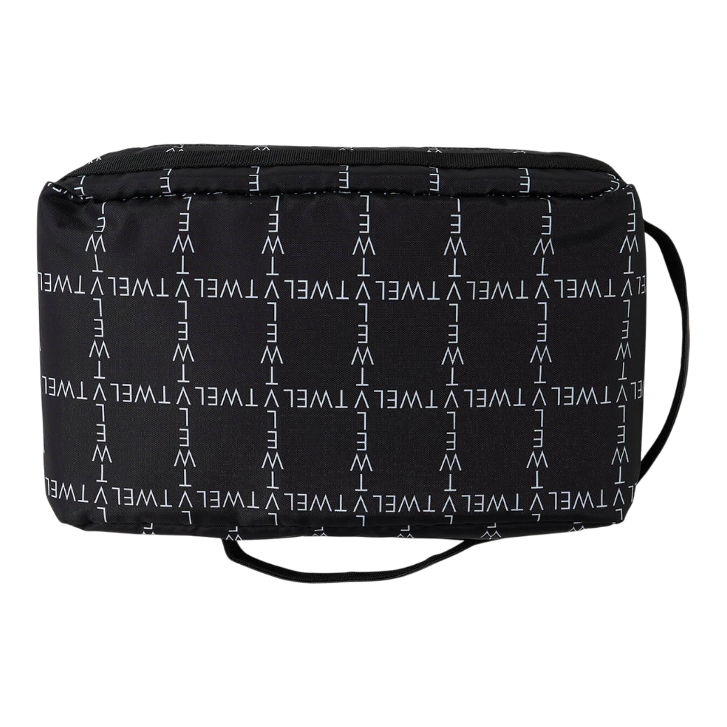 【V12】TYPO GRID SHOES CASE シューズケース BLACK (ZZV12-V122610BG07)