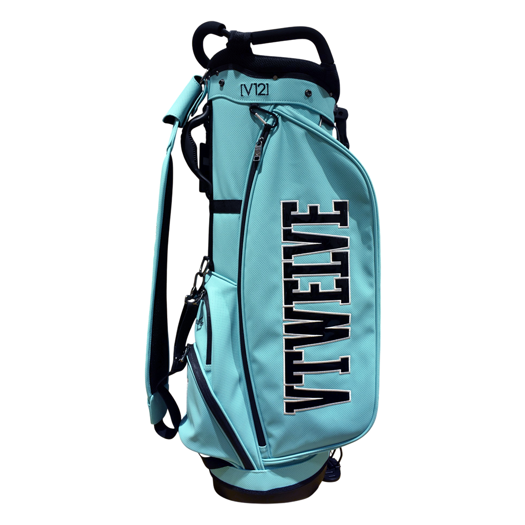 【V12】PERFORATE CB スタンドキャディバッグ 9号 TURQUOISE (ZZV12-V122610CB03)