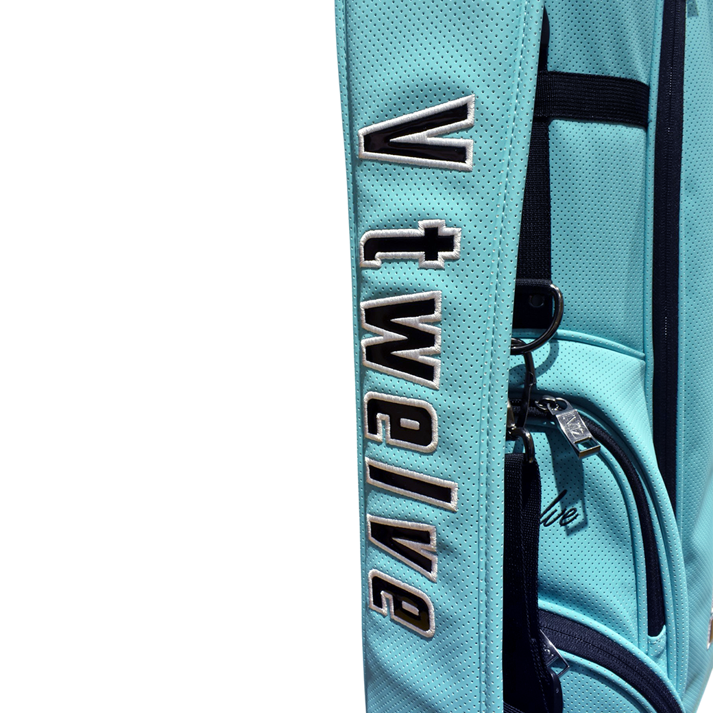 【V12】PERFORATE CB スタンドキャディバッグ 9号 TURQUOISE (ZZV12-V122610CB02)