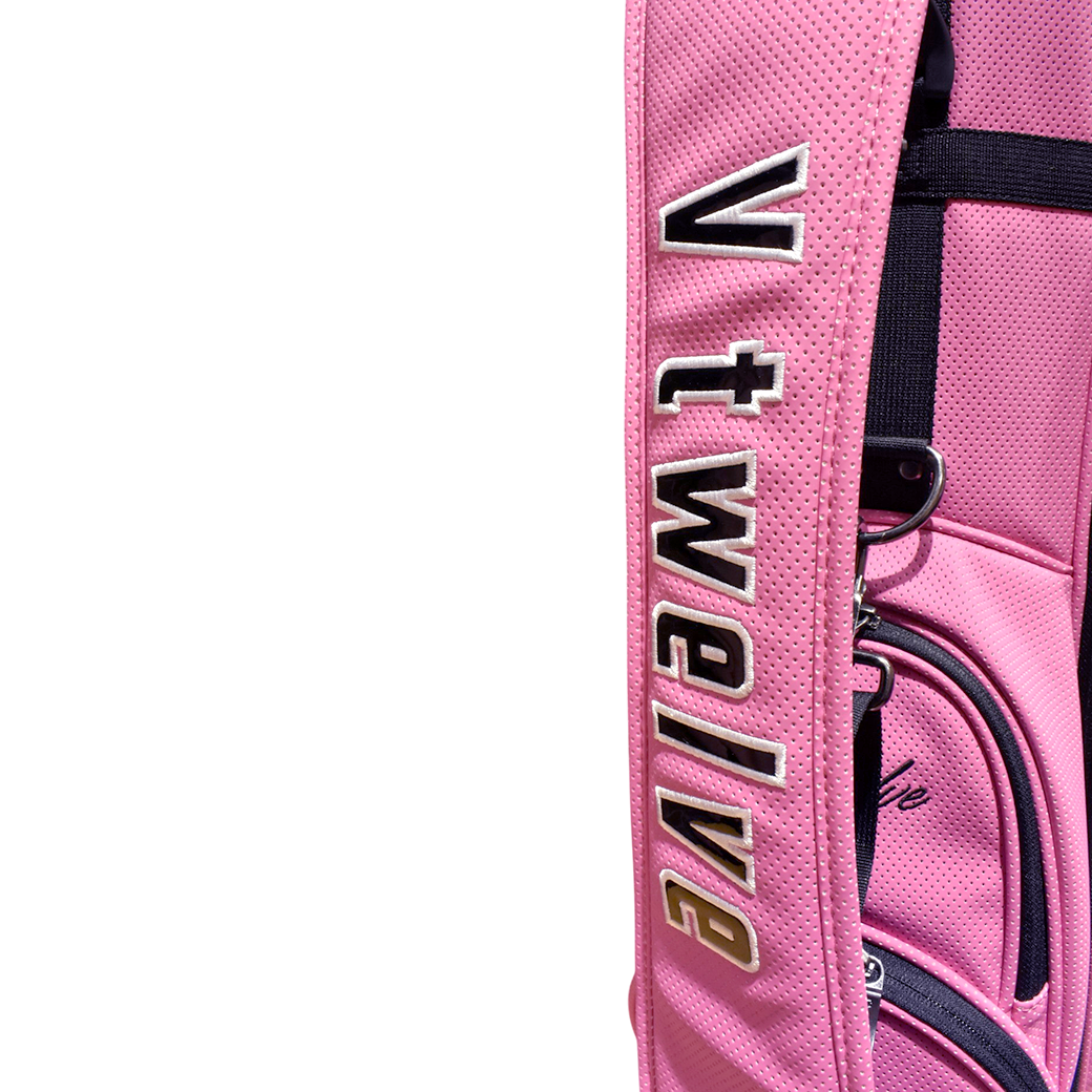 【V12】PERFORATE CB スタンドキャディバッグ 9号 PINK (ZZV12-V122610CB03)